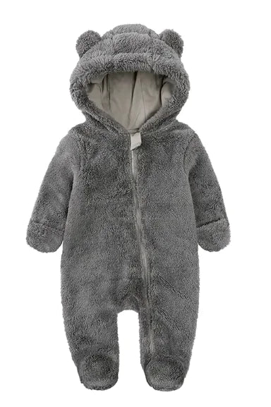 Cozy Flannel Baby Romper