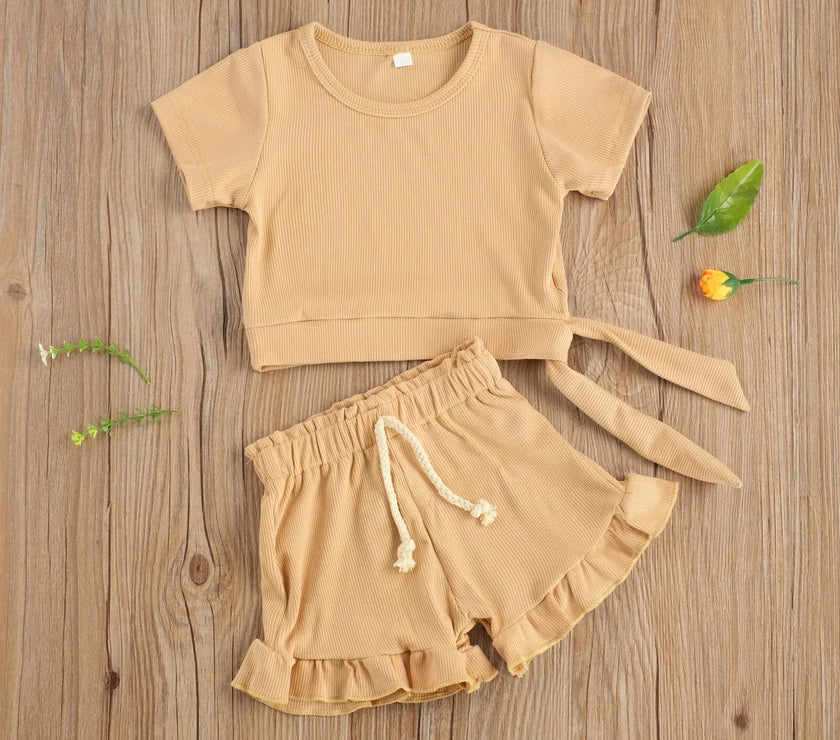 Baby Girl 2 Pieces Summer Clothing Set