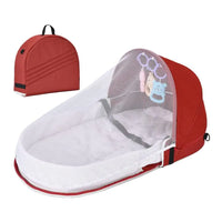 Compact Traveler Bassinet - Portable & Foldable Baby Bed with Net
