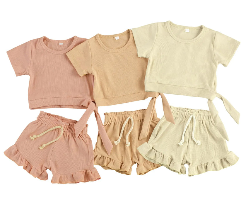 Baby Girl 2 Pieces Summer Clothing Set