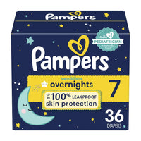 Pampers Swaddlers Night Guard Diapers - Size 7, 36 Pack