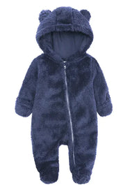 Cozy Flannel Baby Romper