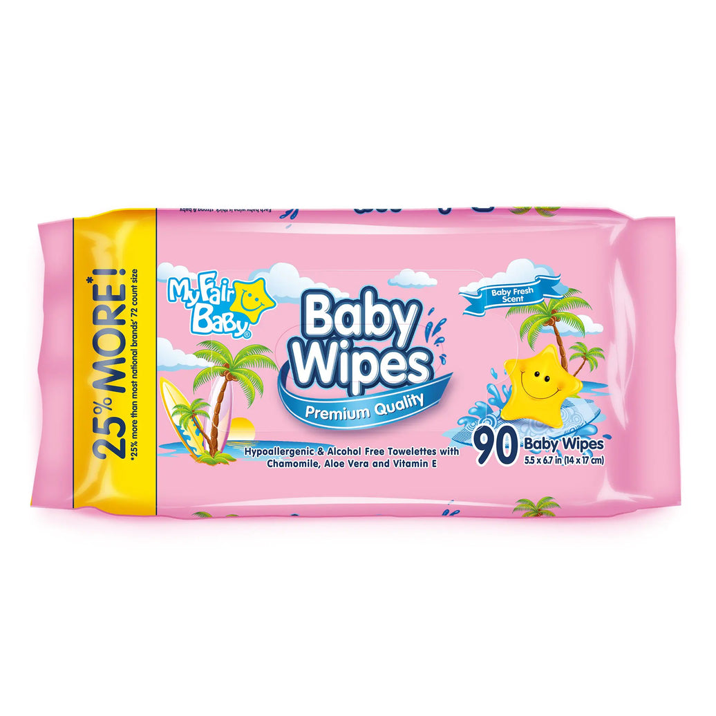 Soft Touch Pink Baby Wipes