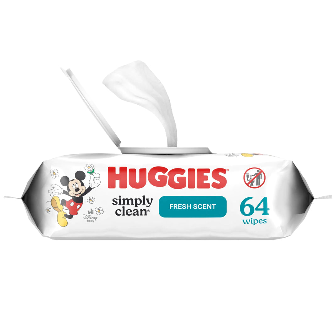 Huggies Fresh Scented Baby Wipes - 64 Count