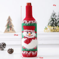 Christmas Wine Bottle Cover Merry Christmas Decorations For Home 2025 Christmas Ornament Xmas Navidad Natal Gifts New Year 2026
