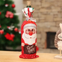 Christmas Wine Bottle Cover Merry Christmas Decorations For Home 2025 Christmas Ornament Xmas Navidad Natal Gifts New Year 2026