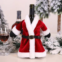Christmas Wine Bottle Cover Merry Christmas Decorations For Home 2025 Christmas Ornament Xmas Navidad Natal Gifts New Year 2026