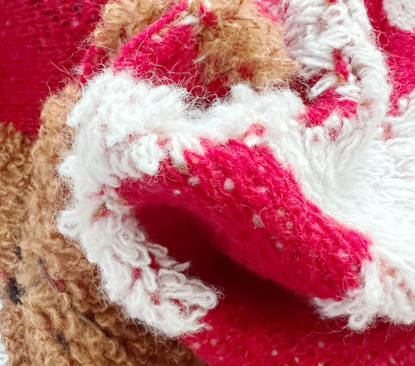 Sweater Women New Year Christmas Sweater Jumper O-Neck Fashion Casual Tops Thickened Raglan Sleeve Elk Christmas Tree Pullover