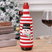 Christmas Wine Bottle Cover Merry Christmas Decorations For Home 2025 Christmas Ornament Xmas Navidad Natal Gifts New Year 2026