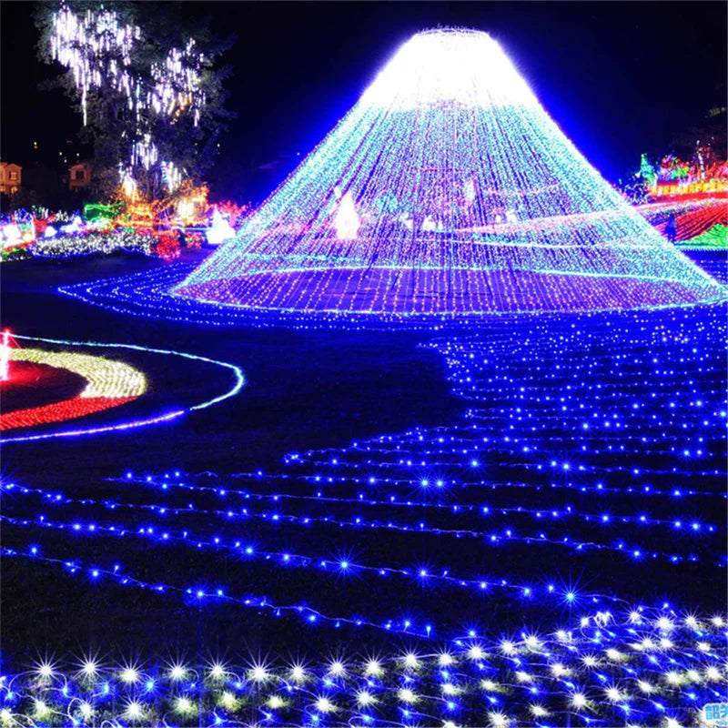 5-100M LED Christmas String Fairy Lights 220V EU Plug Indoor Outdoor Garland Light for Wedding Tree Holiday Party Decoration