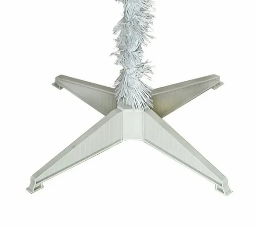 Holiday Time 6.5' Pre-Lit LED Paxton Pine Christmas Tree-White, 620 branch tips, 200 lights