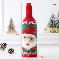 Christmas Wine Bottle Cover Merry Christmas Decorations For Home 2025 Christmas Ornament Xmas Navidad Natal Gifts New Year 2026
