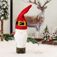 Christmas Wine Bottle Cover Merry Christmas Decorations For Home 2025 Christmas Ornament Xmas Navidad Natal Gifts New Year 2026