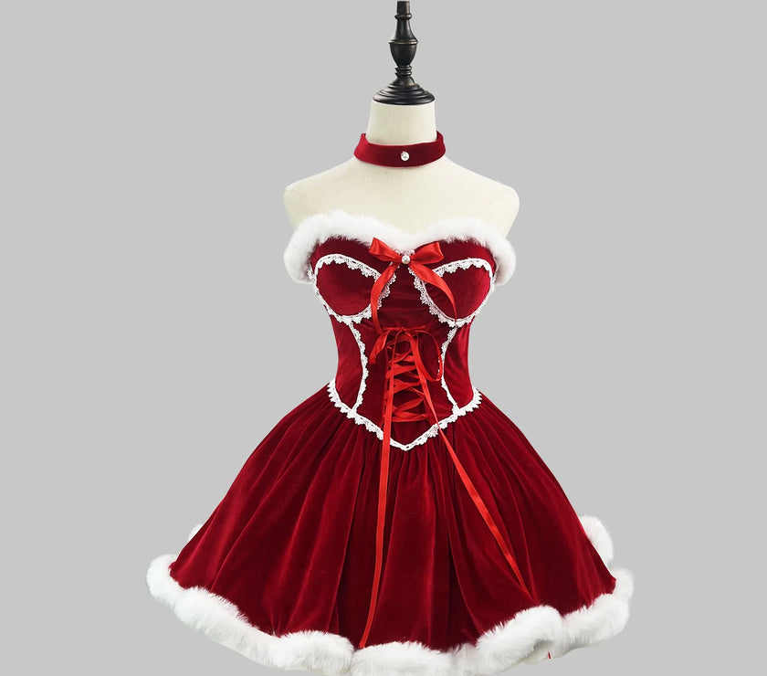 Chinese New Year Gown, Celebrity Dress COS Princess Christmas Costume Performance Costume, Large Size