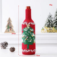 Christmas Wine Bottle Cover Merry Christmas Decorations For Home 2025 Christmas Ornament Xmas Navidad Natal Gifts New Year 2026