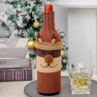 Christmas Wine Bottle Cover Merry Christmas Decorations For Home 2025 Christmas Ornament Xmas Navidad Natal Gifts New Year 2026