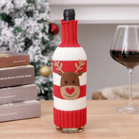 Christmas Wine Bottle Cover Merry Christmas Decorations For Home 2025 Christmas Ornament Xmas Navidad Natal Gifts New Year 2026