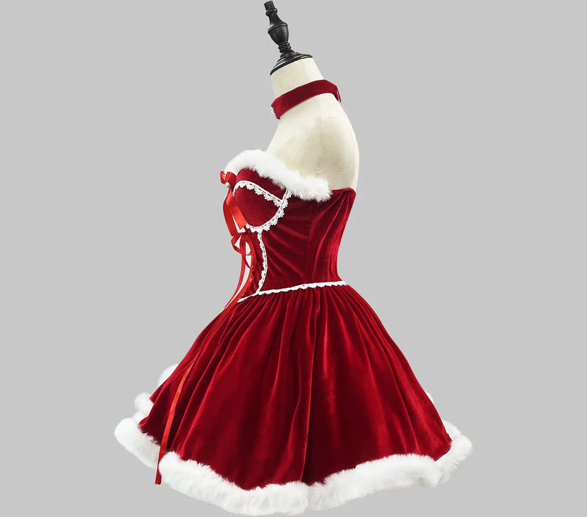 Chinese New Year Gown, Celebrity Dress COS Princess Christmas Costume Performance Costume, Large Size