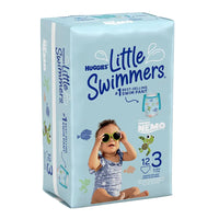 Huggies Little Swimmers Disposable Swim Diapers Swimpants Size 3 Small (16-26 lb.) 12 Ct. (Packaging May Vary)