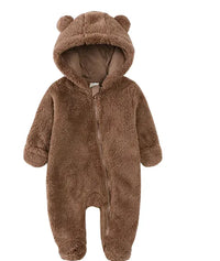 Cozy Flannel Baby Romper