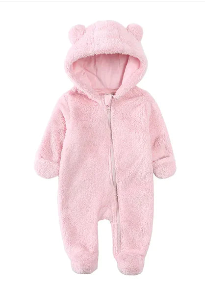 Cozy Flannel Baby Romper