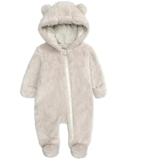 Cozy Flannel Baby Romper