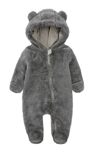 Cozy Flannel Baby Romper