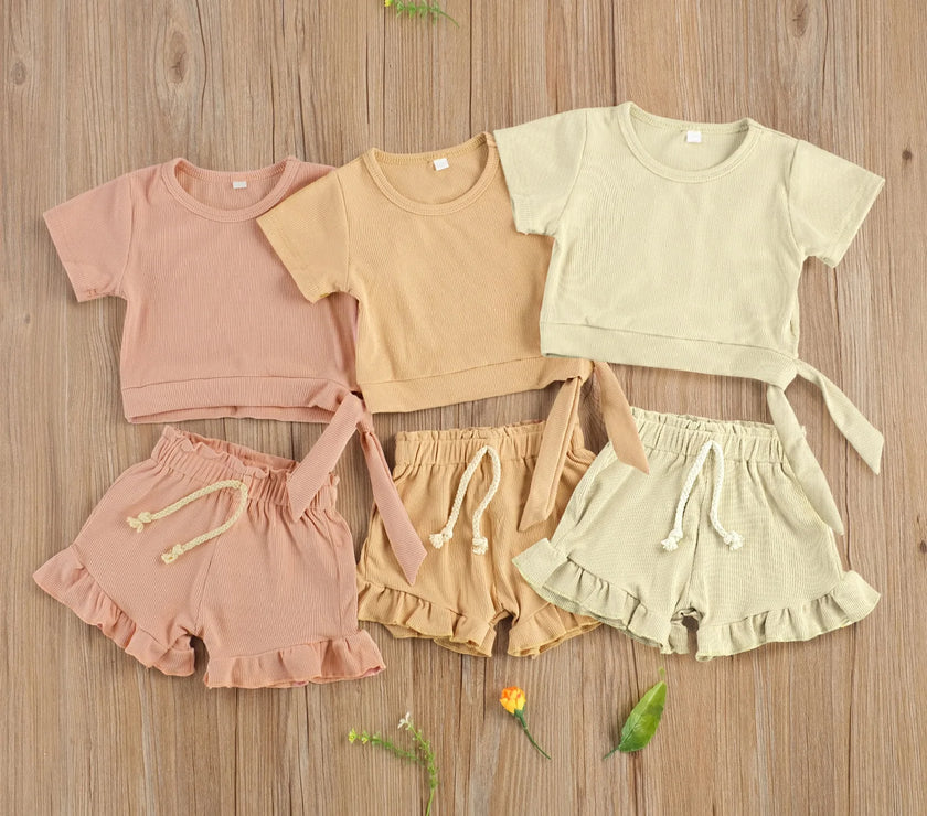 Baby Girl 2 Pieces Summer Clothing Set