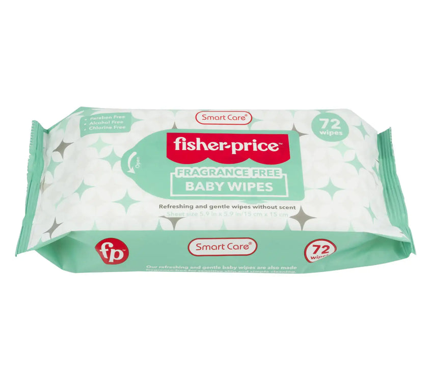 72-Pack Fisher Price Gentle Baby Wipes